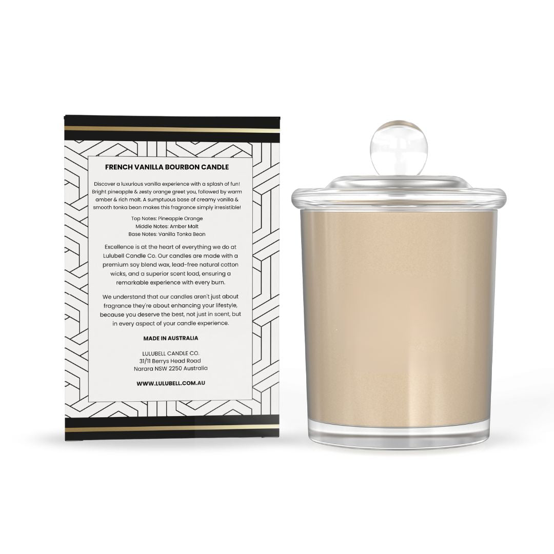 French Vanilla Bourbon Candle