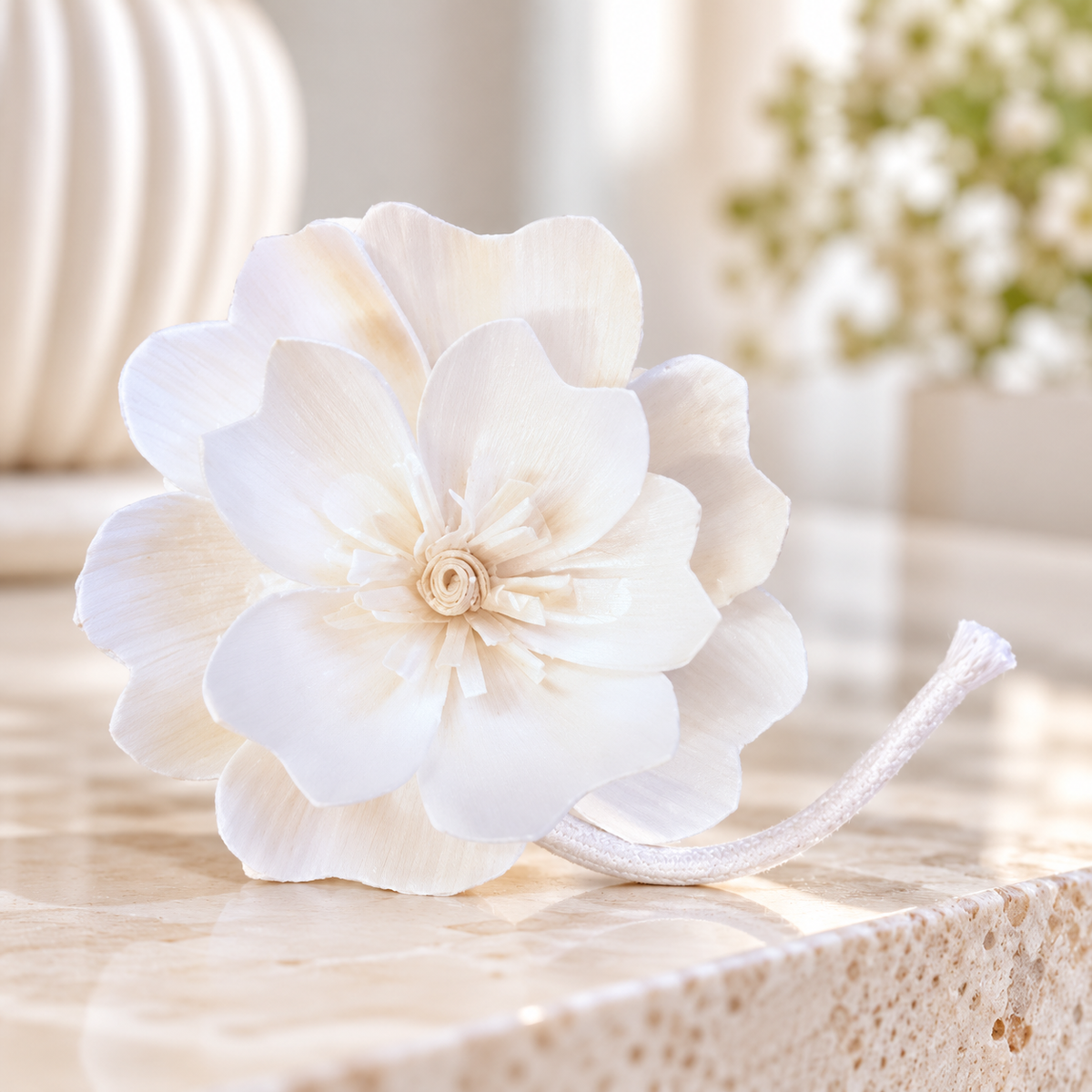Peony Pose Reed Flower
