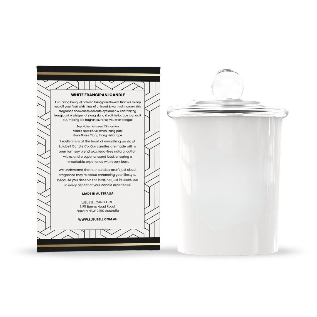 White Frangipani Candle
