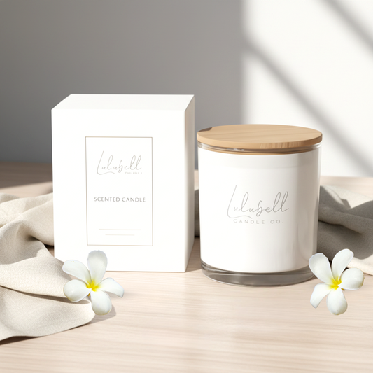 White Frangipani Candle | Bare Collection