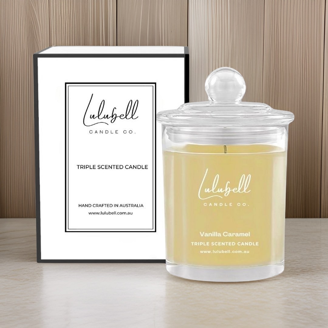Vanilla Caramel Candle Lulubell Candle Co.