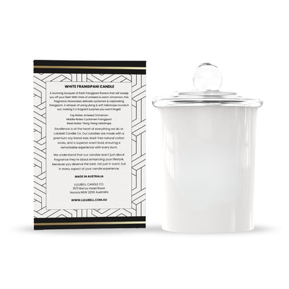 White Frangipani Candle