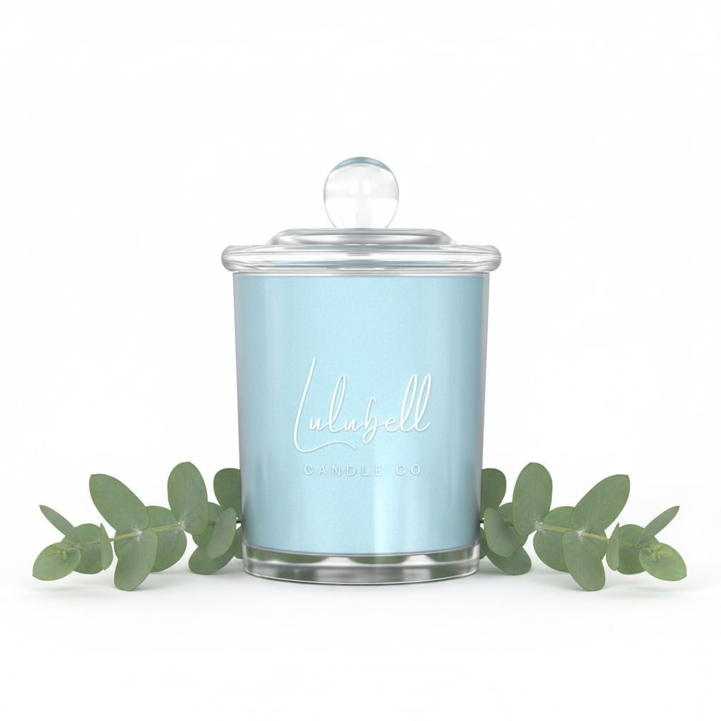 Soft Blue Lulubell Candle