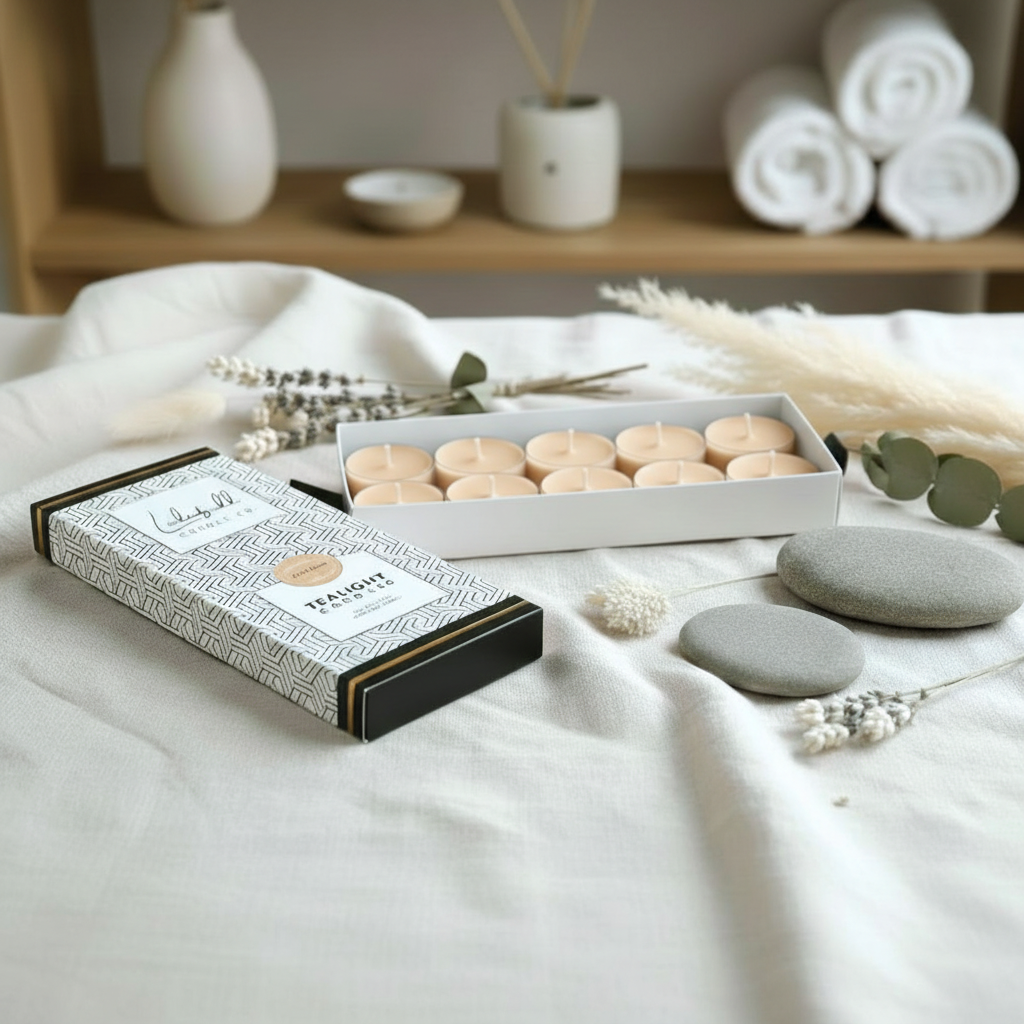 Tea-Light Candles - #e0ceb5